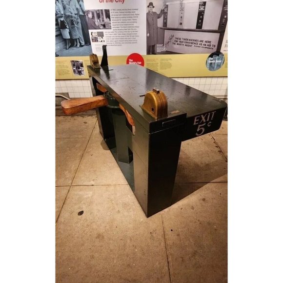 COPY - NYC 1953 New York City Subway transit token pendant Manhattan Necklace G… - Picture 12 of 12